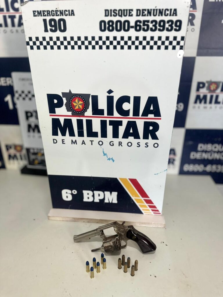 Cáceres: dupla é presa com arma de fogo durante operação da PM