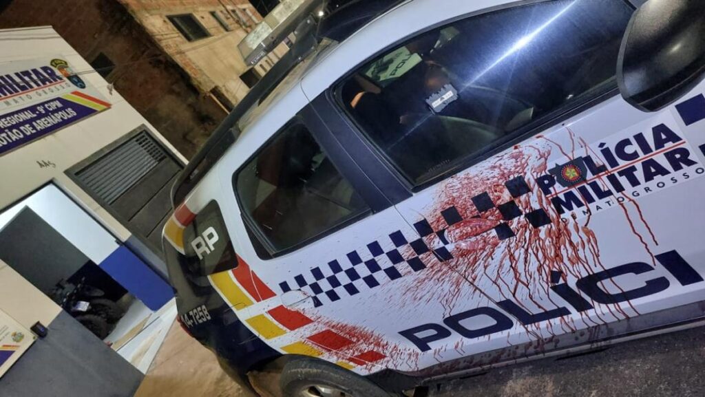 Homem morre após confronto com a PM e ataque a policial em Arenápolis
