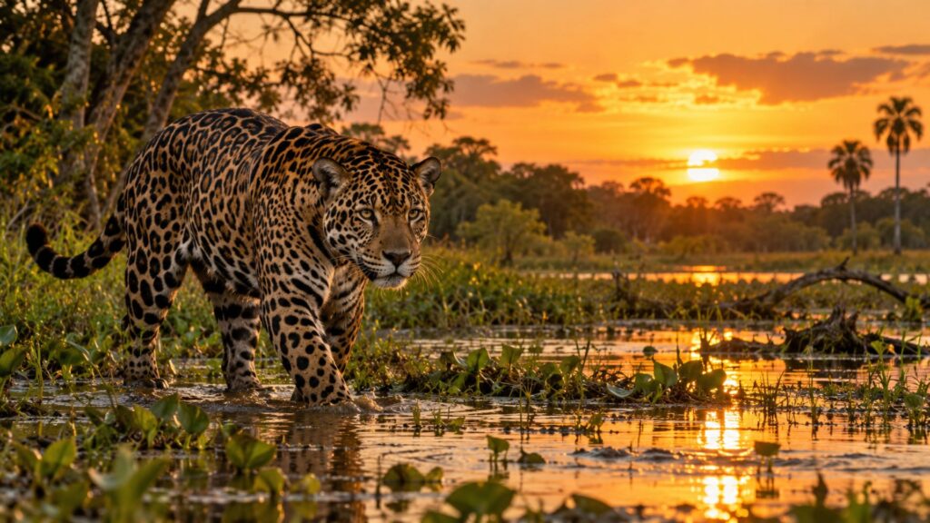 Pesquisa mede impacto econômico do turismo de onças-pintadas no Pantanal