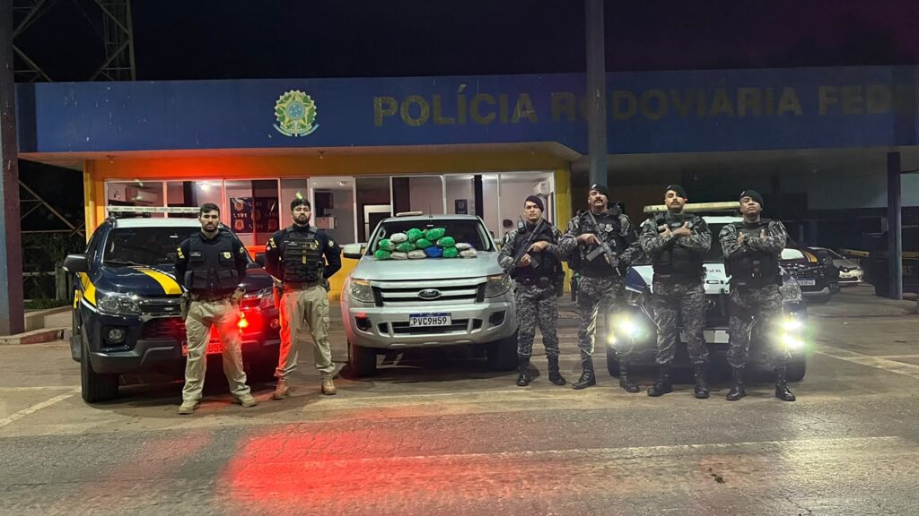 PRF apreende quase 8 kg de skunk em carro equipado com Starlink na BR-070 em Cáceres
