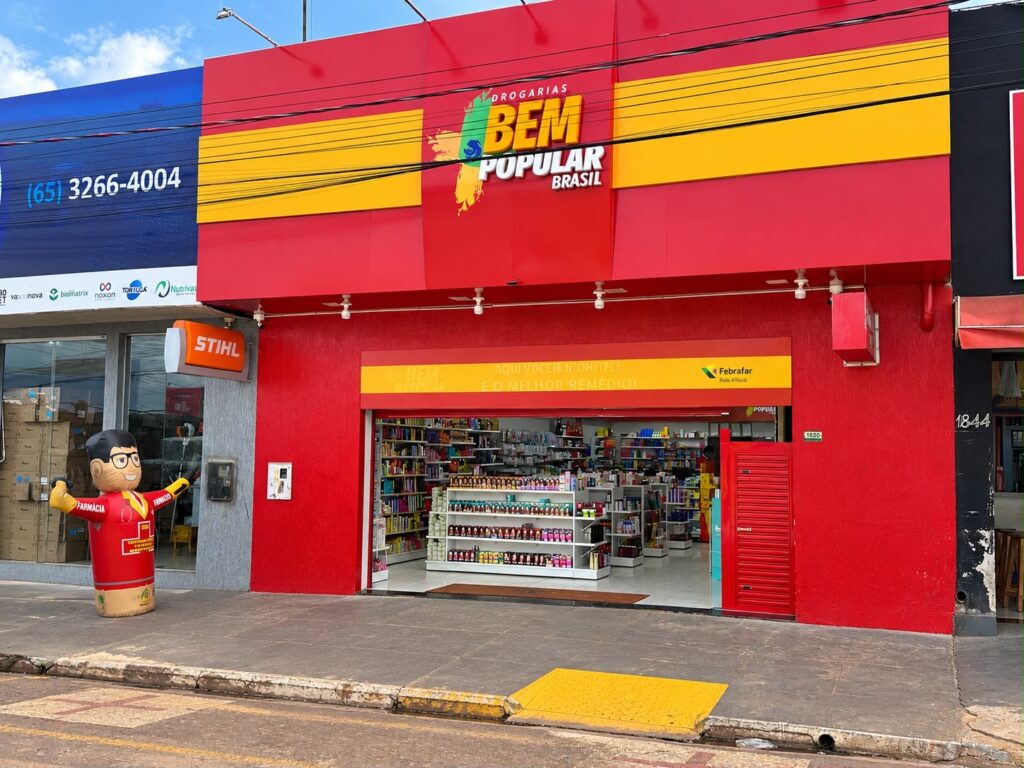 Drogaria Bem Popular Brasil abre vaga para balconista em Pontes e Lacerda
